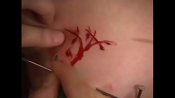 Bdsm knife cut porno sex